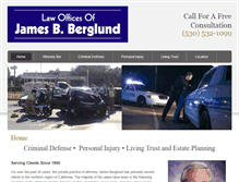 Tablet Screenshot of berglundlaw.com